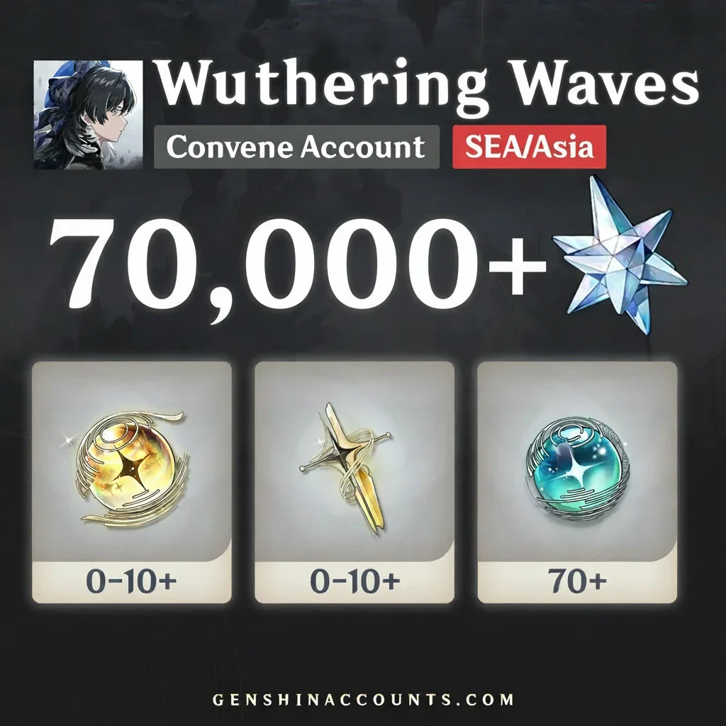 Wuthering Waves Accounts with Astrites
